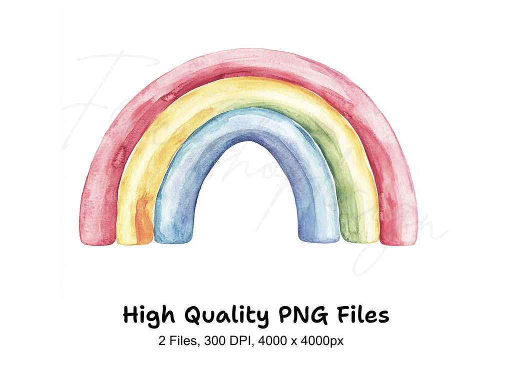 Rainbow Clipart Bundle