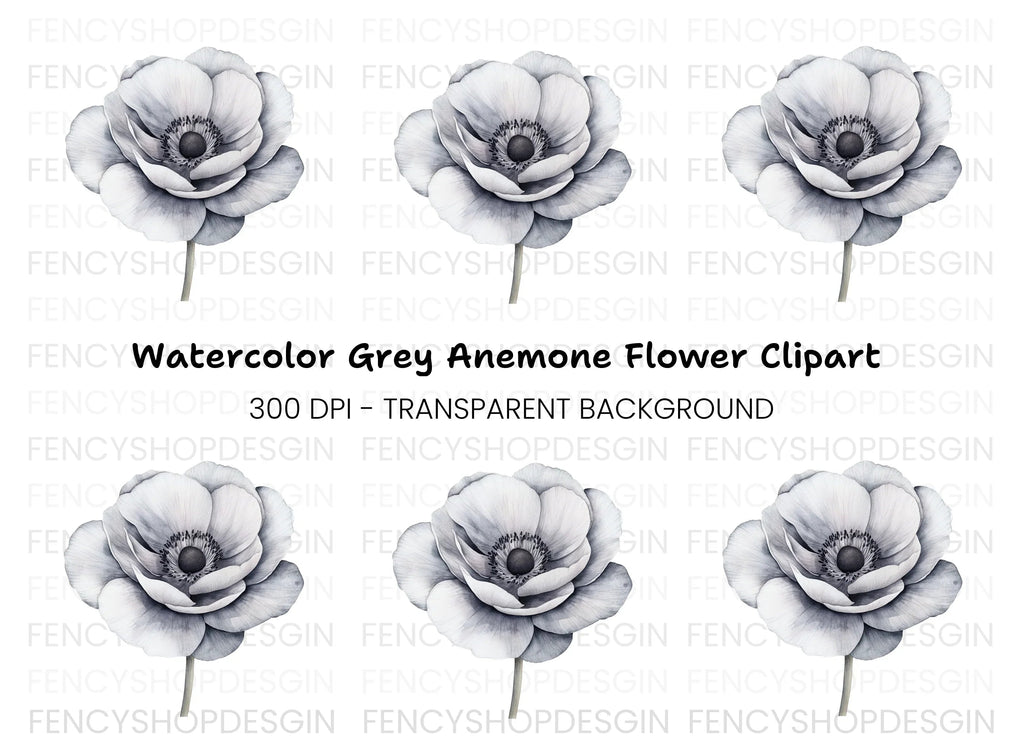 Anemone Clipart Bundle