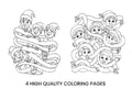 Christmas Elf Maze Adventure Coloring Books