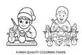 Snowman Crafting Coloring Books