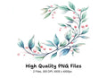 Floral Corner Clipart Bundle