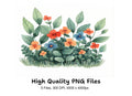 Spring Flower Clipart Bundle