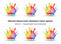 Vibrant Paint Splash Clipart Bundle