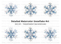 Snowflake Clipart Bundle