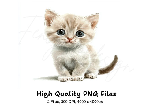 Adorable Kittens Clipart Bundle