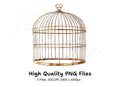 Vintage Bird Cages Clipart Bundle