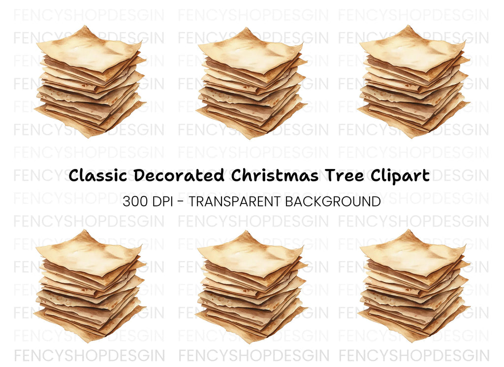 Stack of Crepe Clipart Bundle