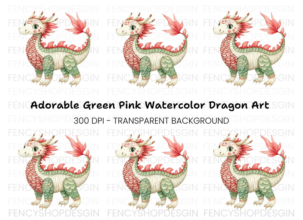Cute Dragon Clipart Bundle