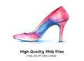 Vibrant High Heels Clipart Bundle