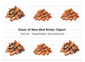 Piles of Bricks Clipart Bundle