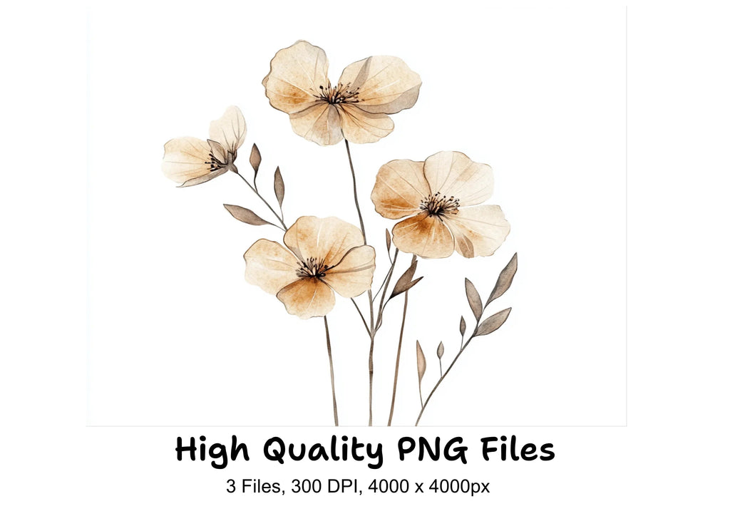 Wildflower Clipart Bundle