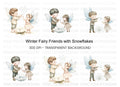 Winter Fairy Children Clipart Bundle