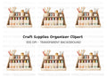 Craft Room Organizer Clipart Bundle