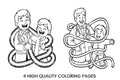 Christmas Sleepy Child Coloring Books