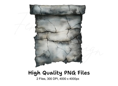 Aged Scroll Clipart Bundle