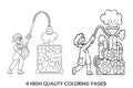 Winter Science Fun Coloring Books