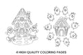 Gingerbread House Friends Coloring Books
