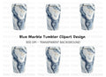 Blue Marble Tumbler Clipart Bundle
