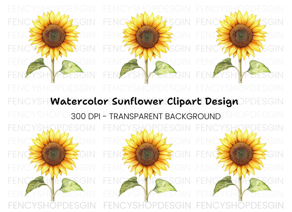 Sunflower Clipart Bundle