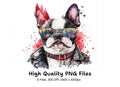 Cool Dogs with Sunglasses Clipart Bundle
