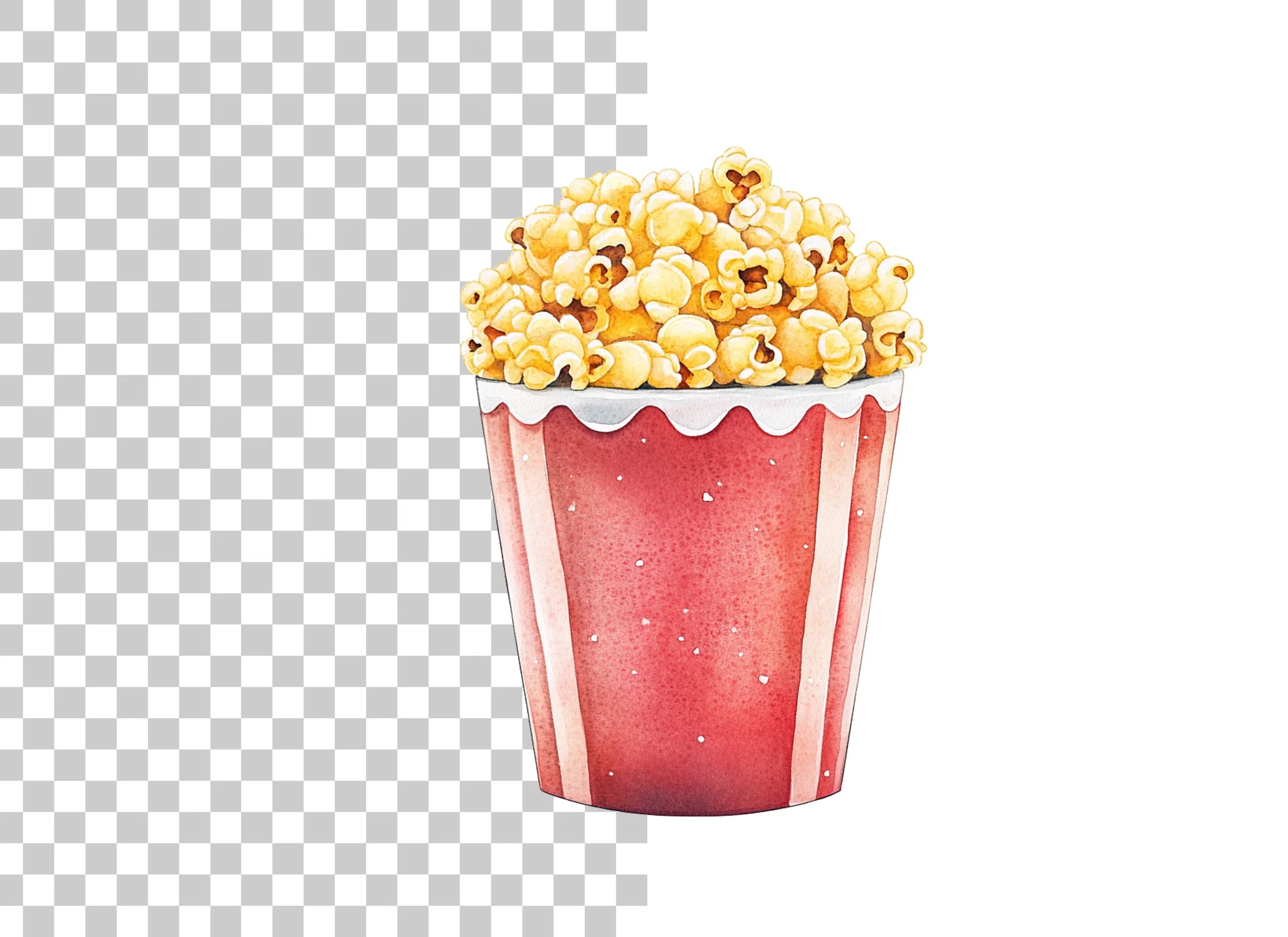 Popcorn Boxes Clipart Bundle
