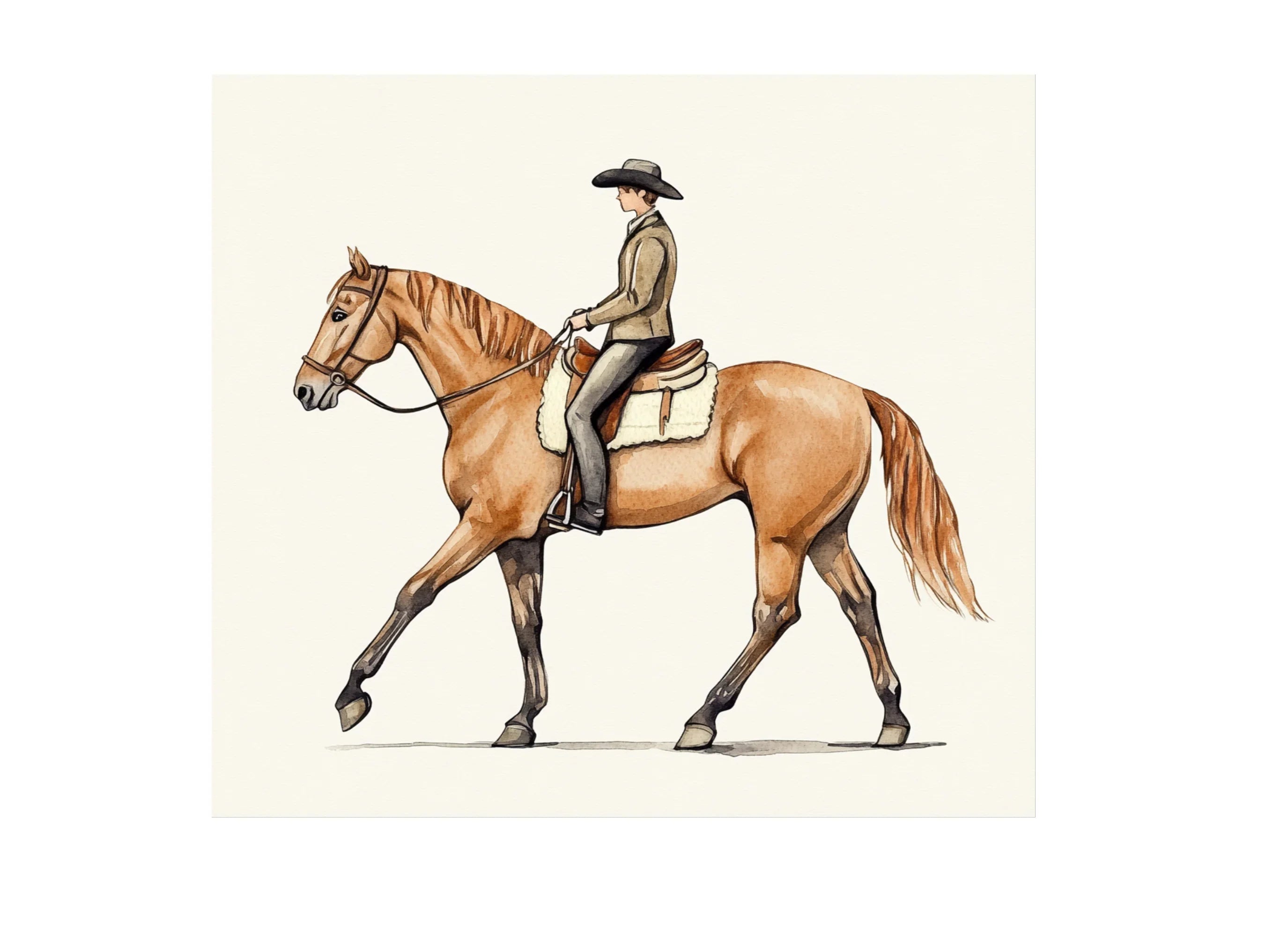 Equestrian Horse Rider Clipart Bundle