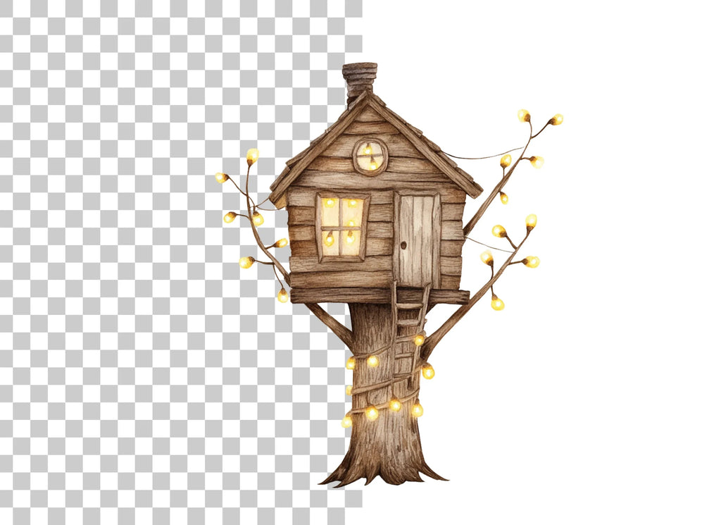 Enchanted Treehouse Clipart Bundle