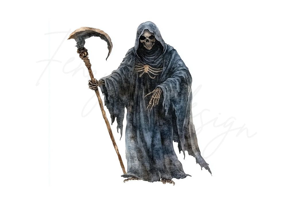 Grim Reaper Clipart Bundle