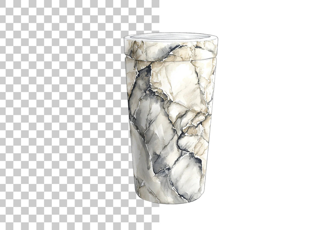 Marble Tumbler Designs Clipart Bundle