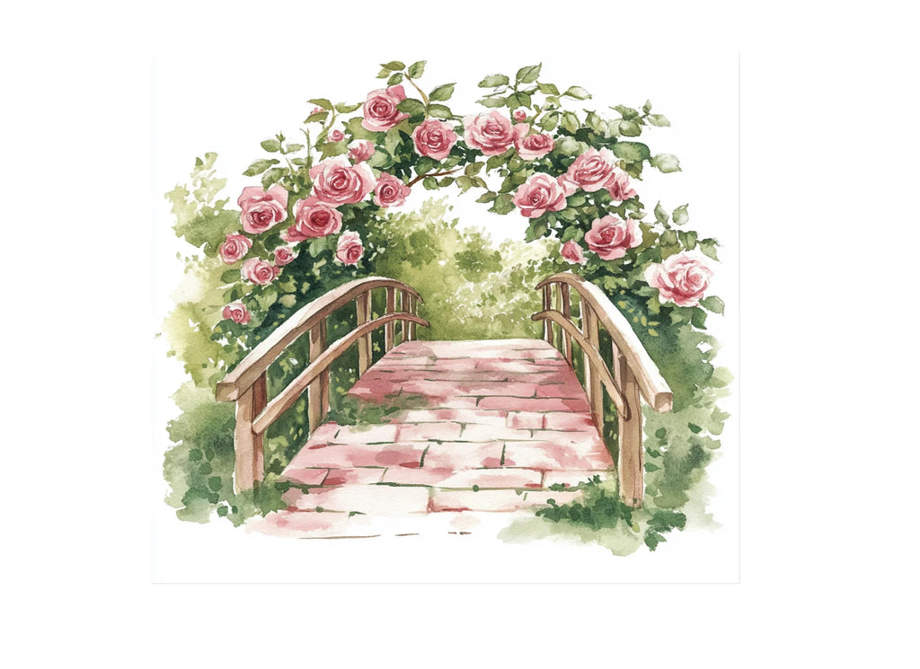 Floral Bridge Clipart Bundle