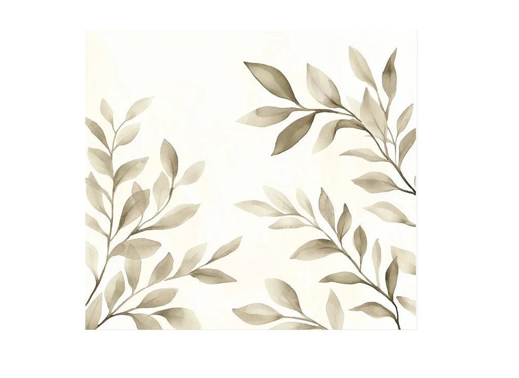 Neutral Tone Botanical Leaf Clipart Bundle