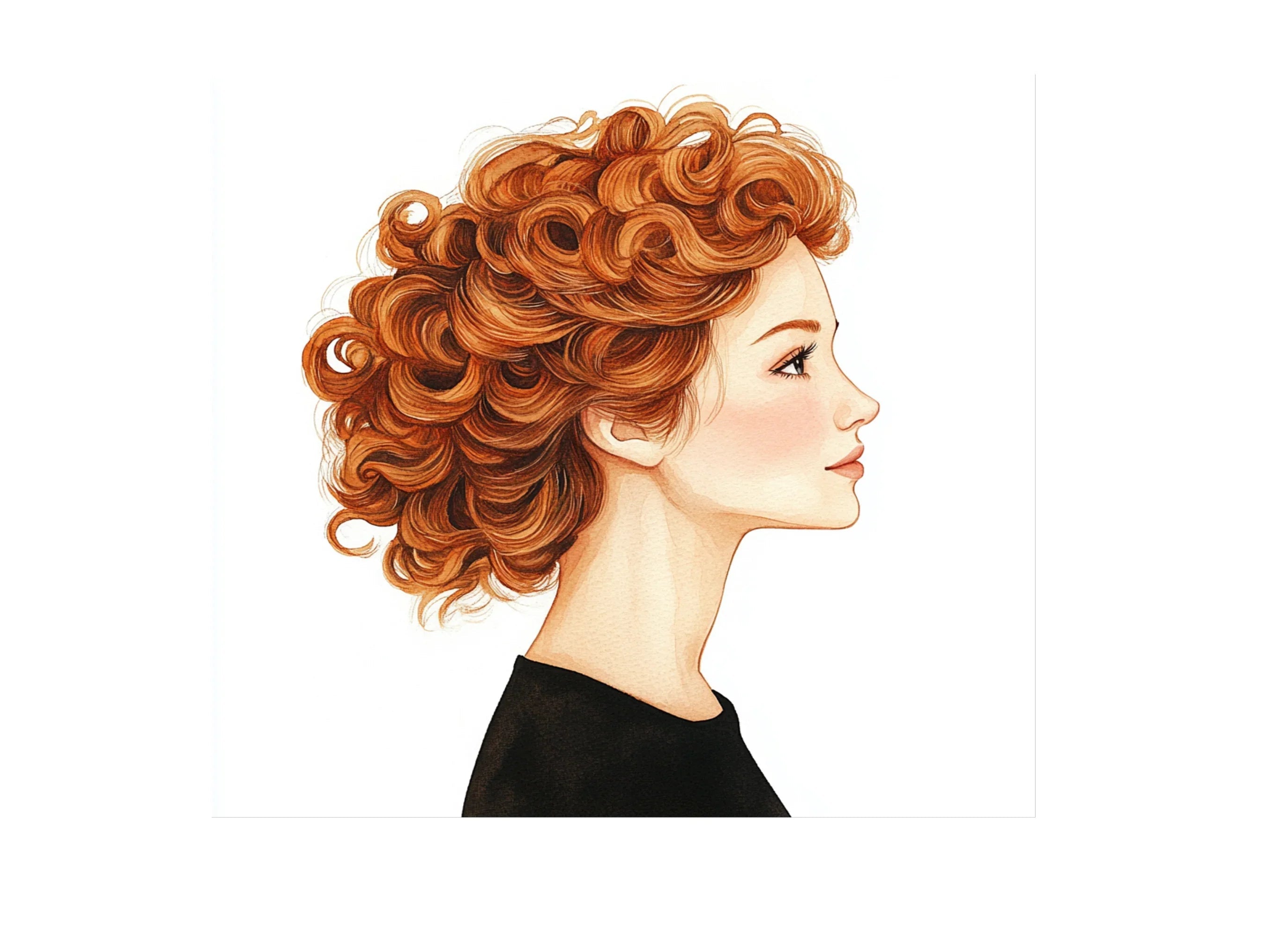 Beautiful Women Portraits Clipart Bundle
