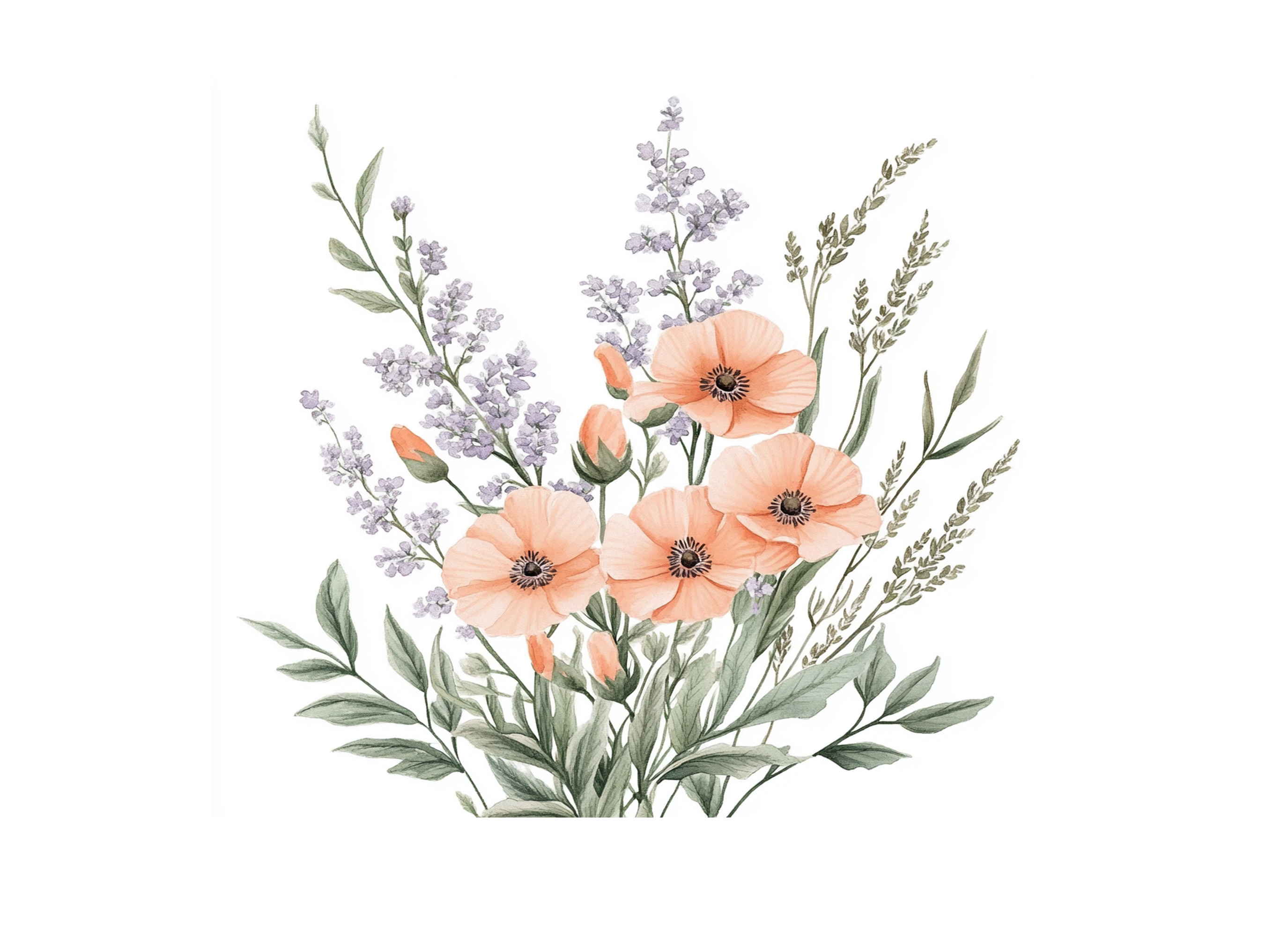 Wildflower Clipart Bundle