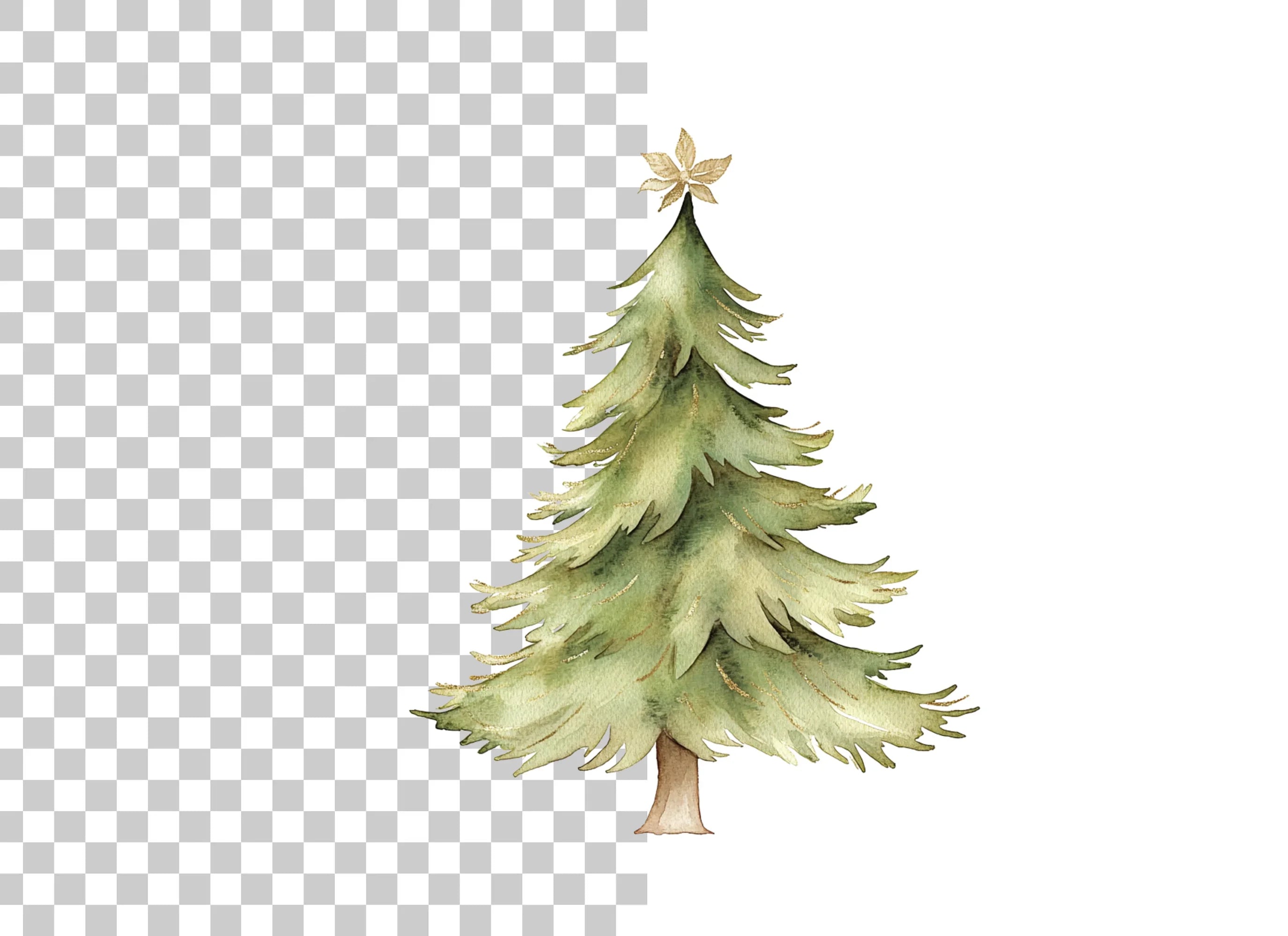 Christmas Trees Clipart Bundle