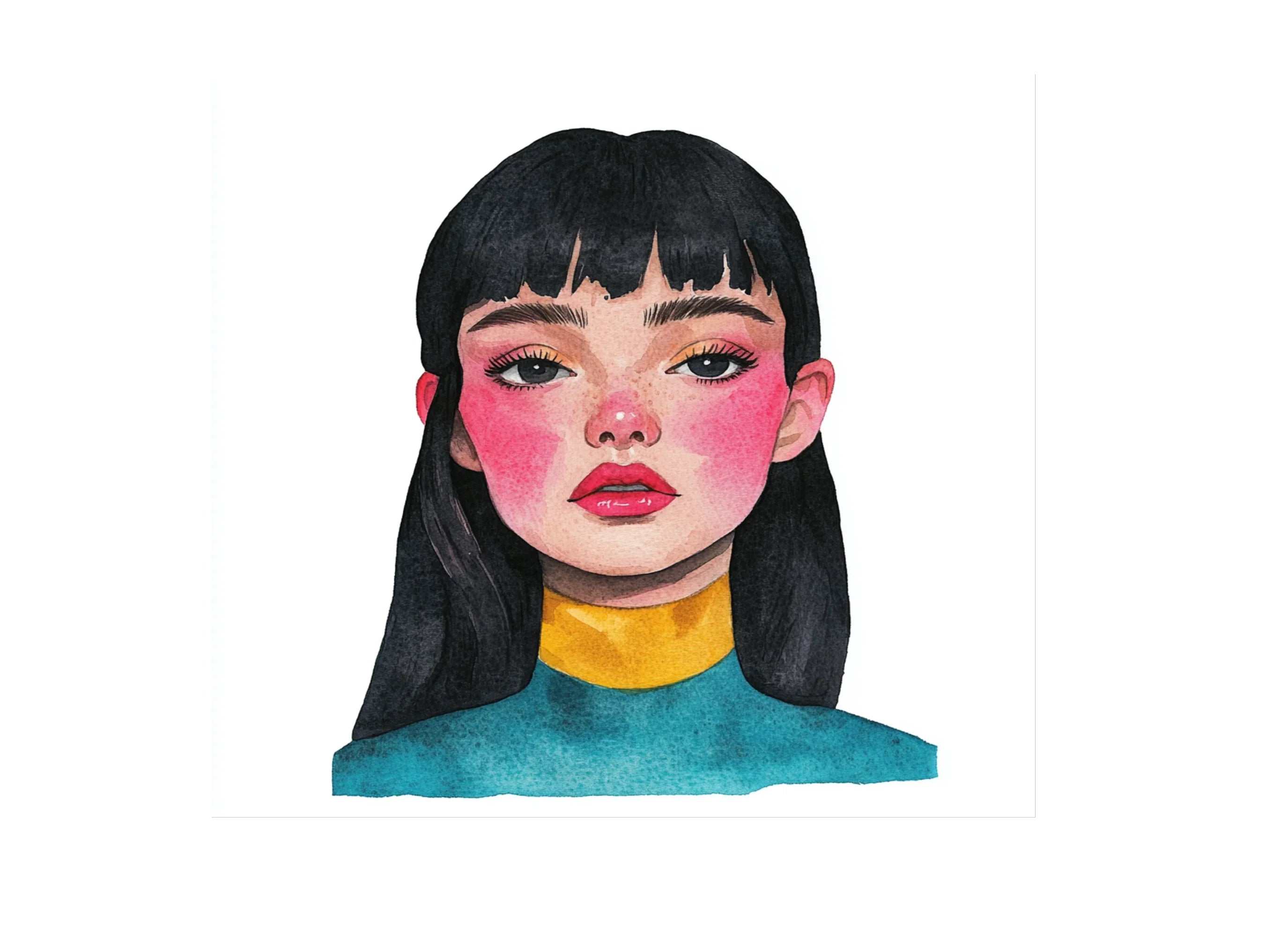 Stylish Portraits Clipart Bundle