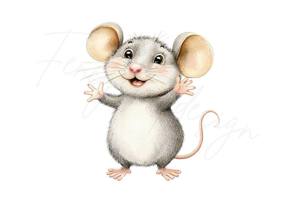 Cute Mouse Clipart Bundle