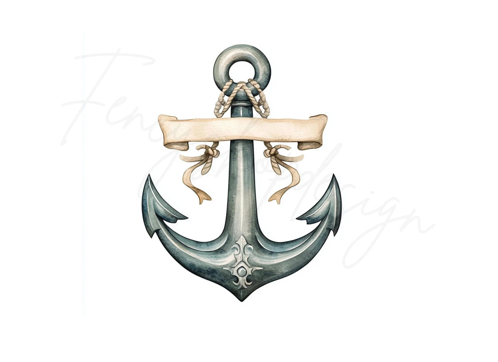 Vintage Anchor Clipart Bundle