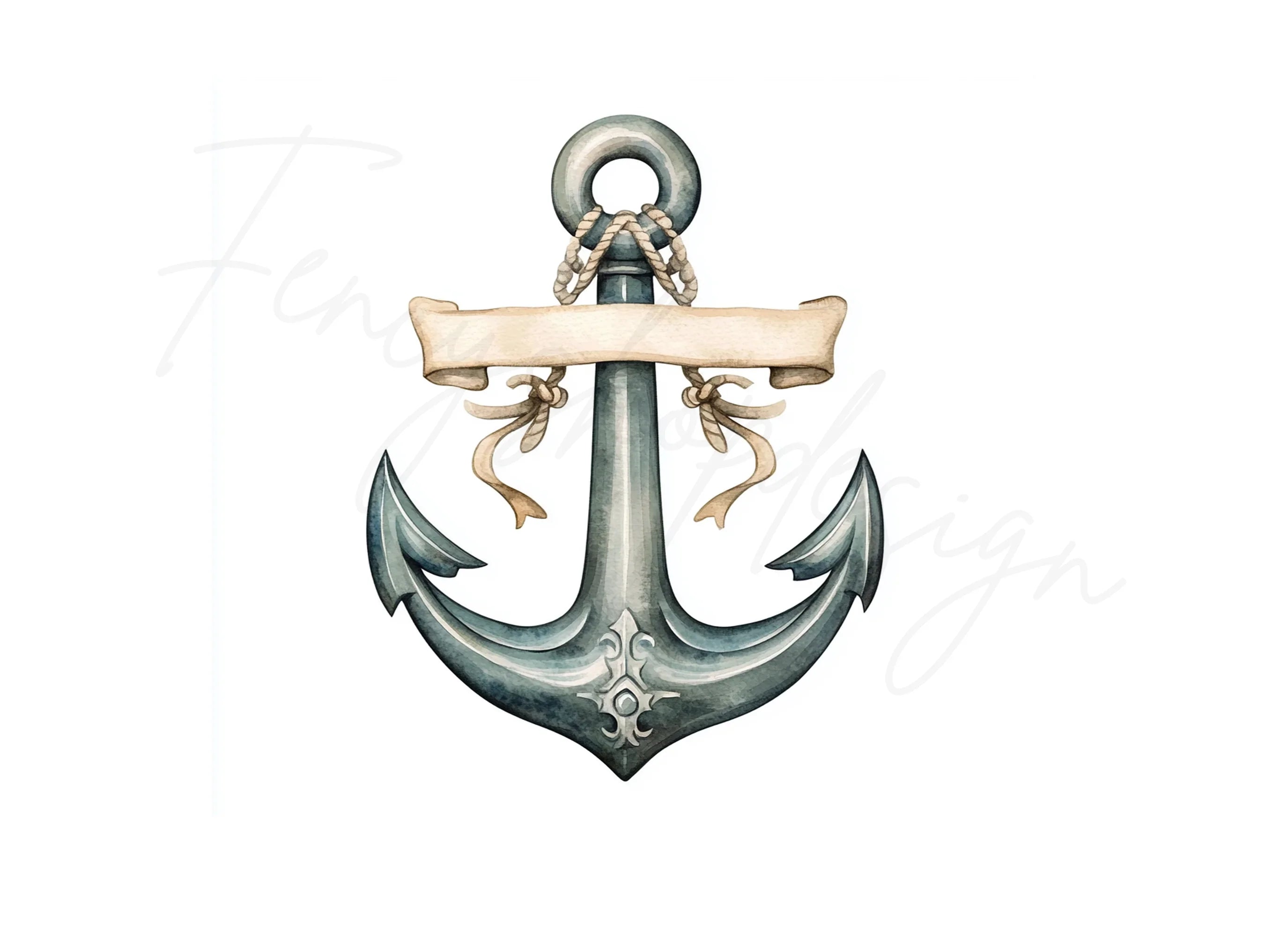 Vintage Anchor Clipart Bundle