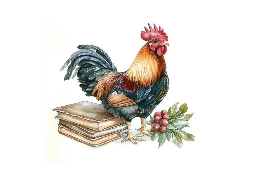 Rooster Clipart Bundle