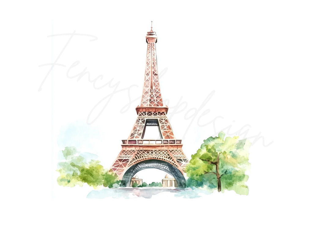 Eiffel Tower Clipart Bundle