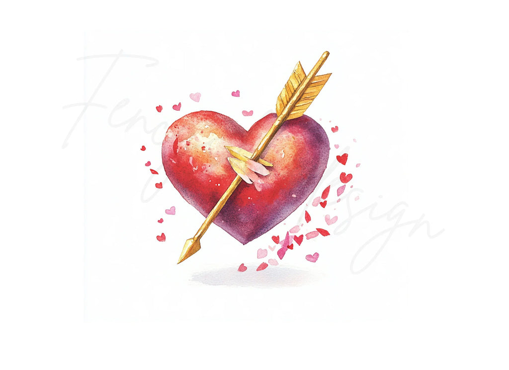 Heart Arrow Clipart Bundle