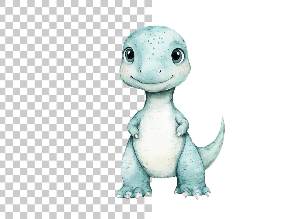 Sweet Baby Dinosaur Duo Clipart Bundle