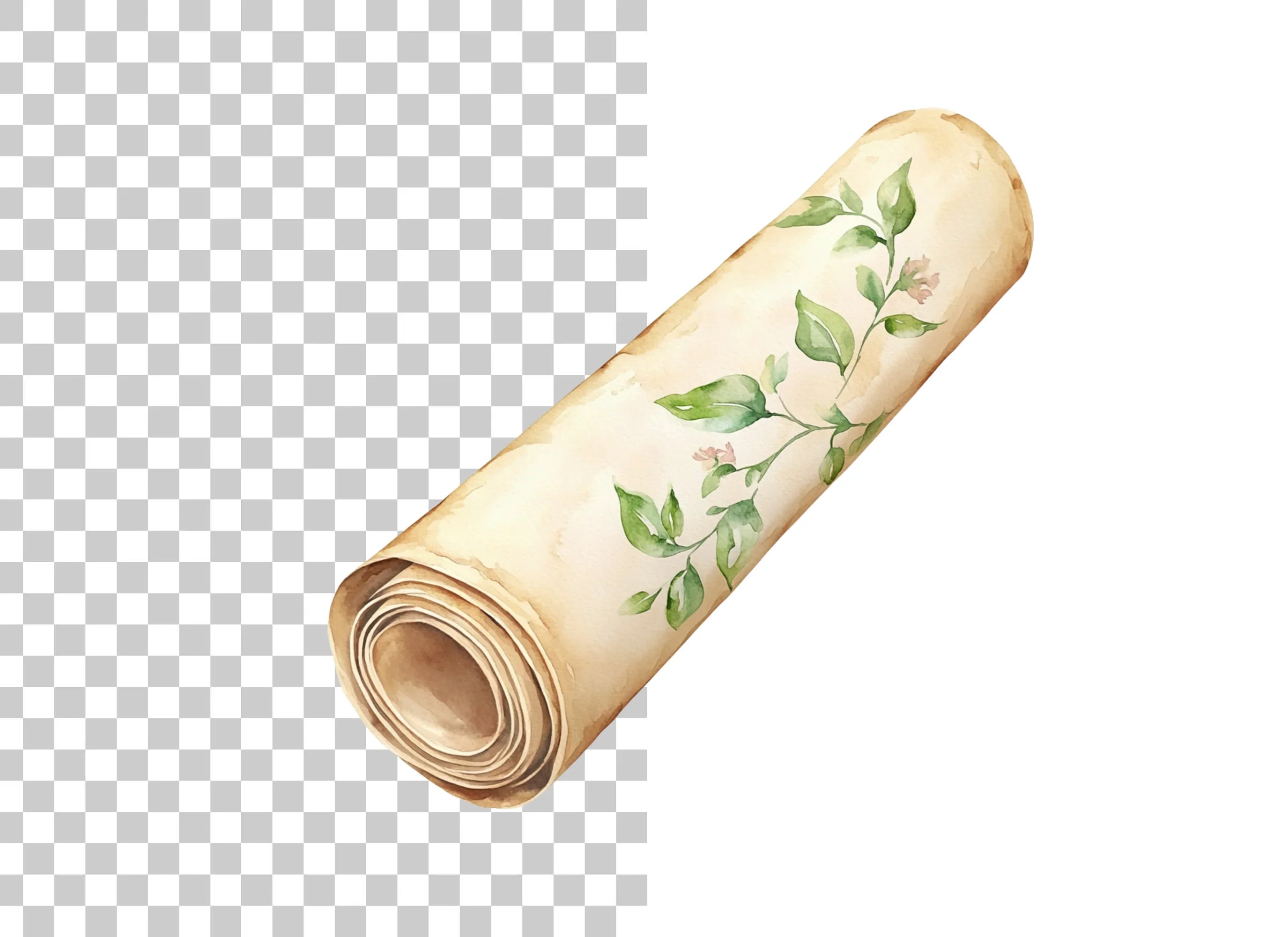 Leaf Scroll Clipart Bundle
