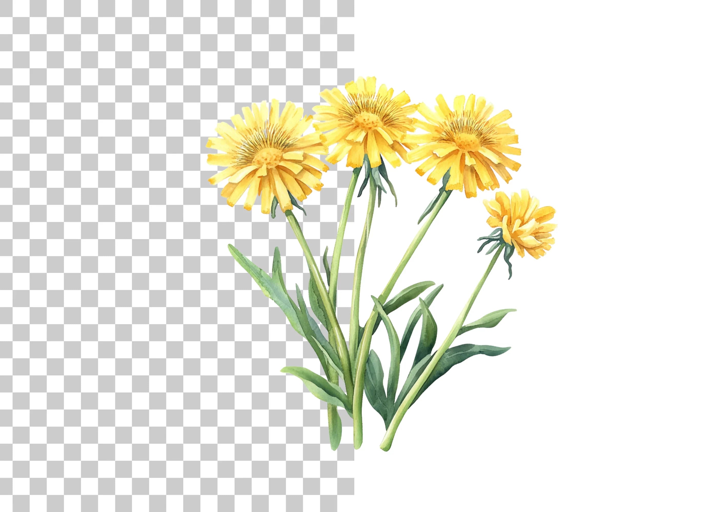 Dandelion Clipart Bundle