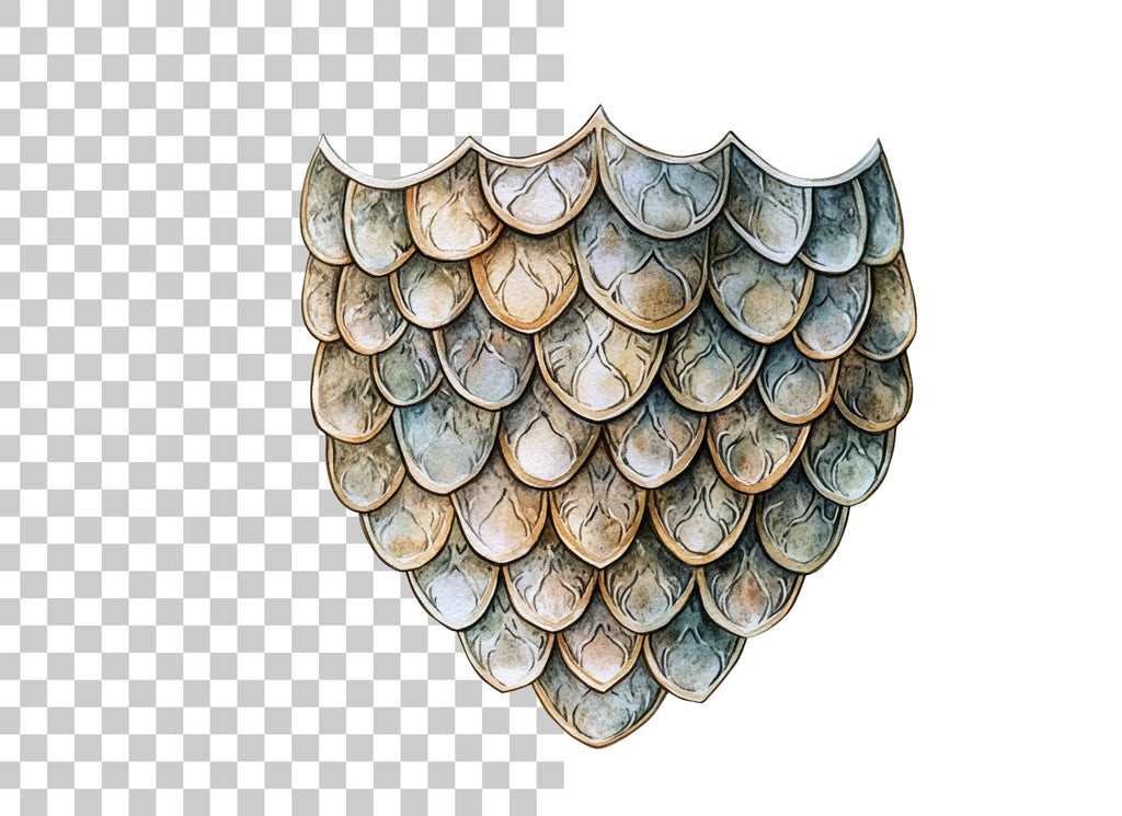 Dragon Scales Clipart Bundle