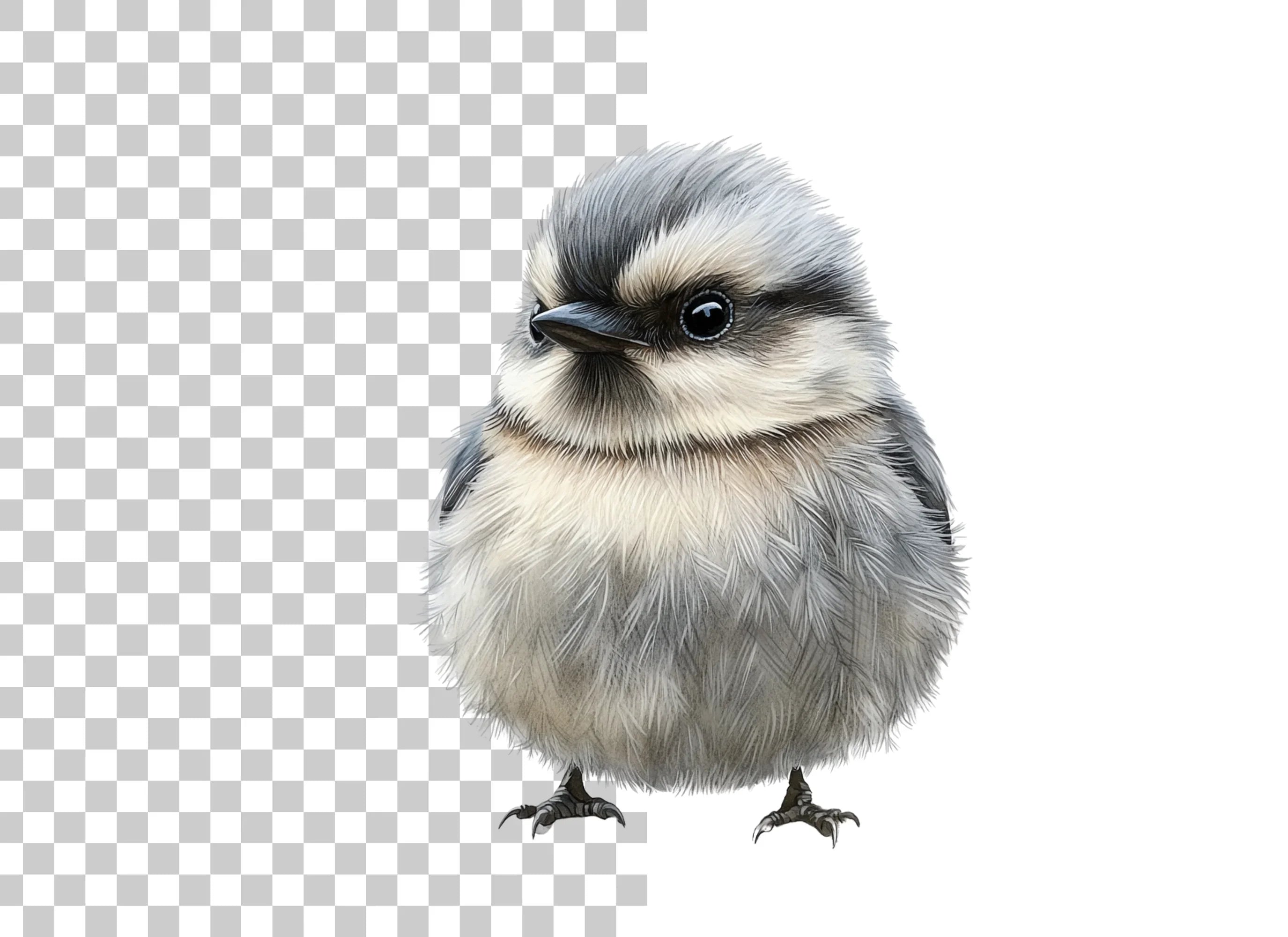 Cute Baby Bird Illustration Clipart Bundle