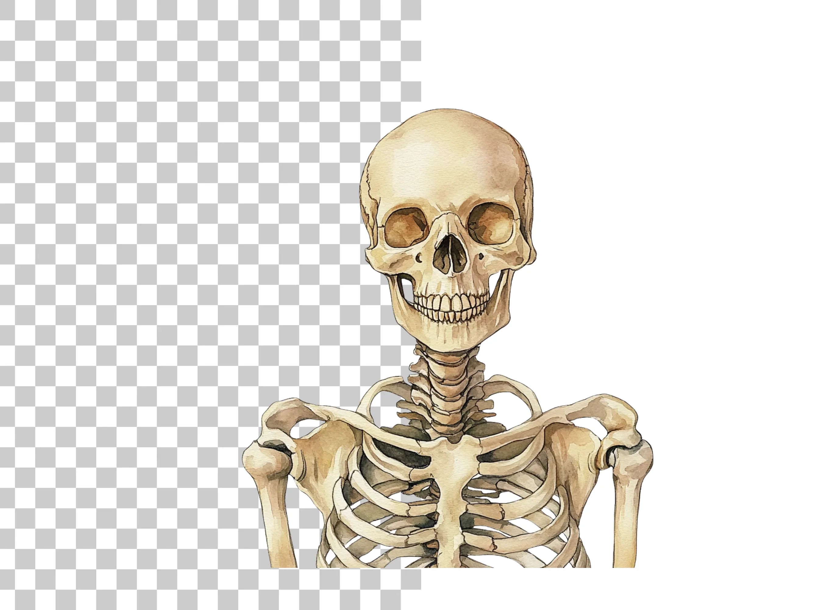 Human Skeleton Clipart Bundle