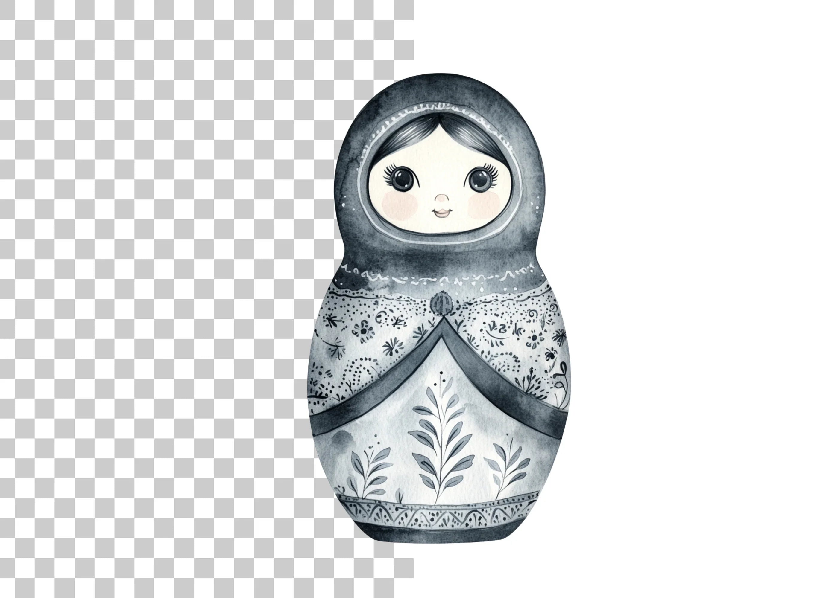 Matryoshka Dolls Clipart Bundle