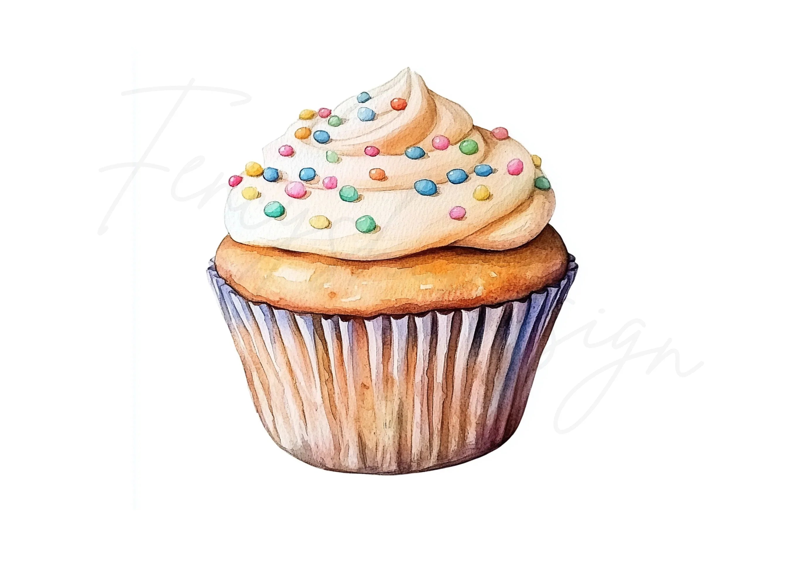 Cupcake Clipart Bundle