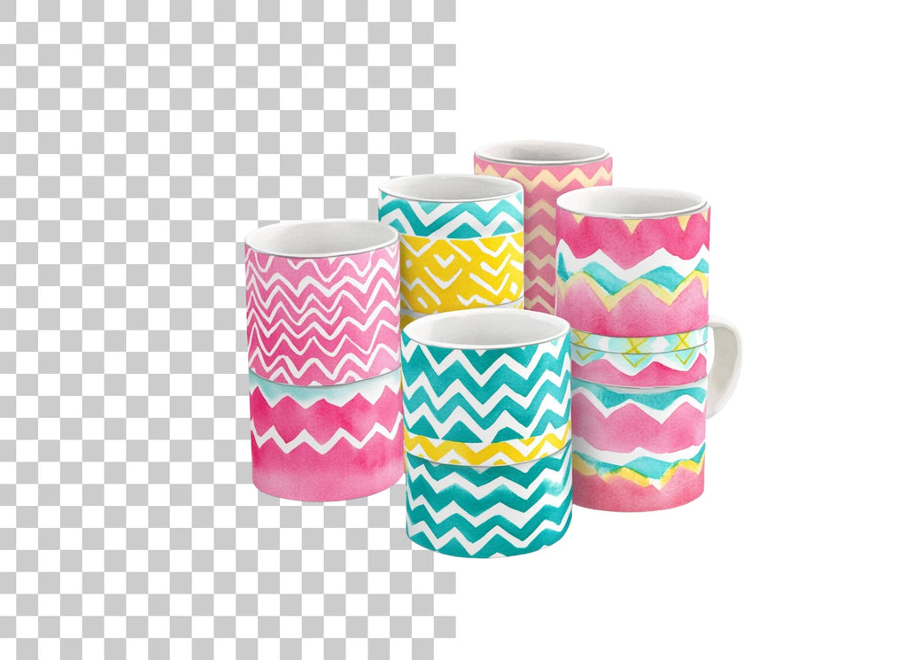 Zigzag Pattern Clipart Bundle